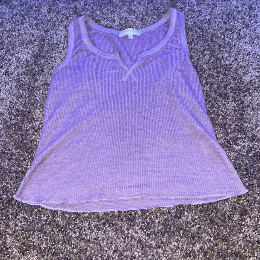 soft purple tank top